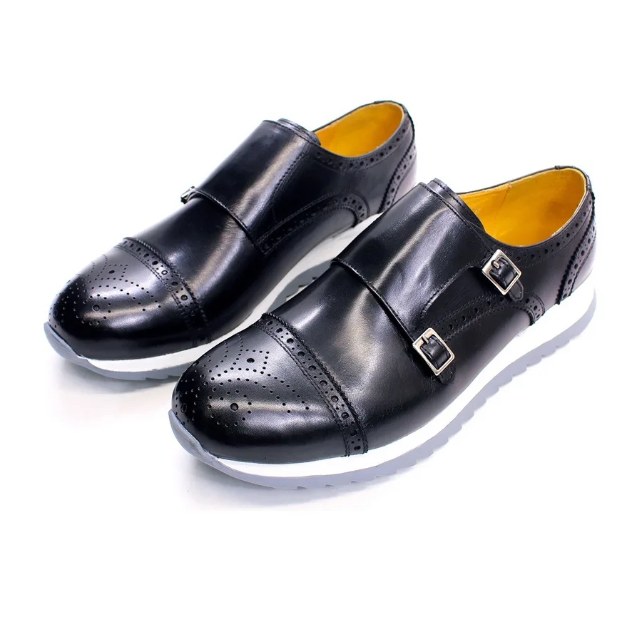 Sh10780a красная подошва chaussures homme 2024 кожаная умеренная обувь для мужчин