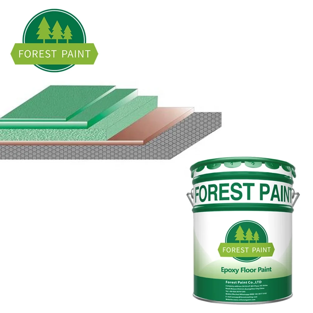 2023 Popular epoxy flooring paint coating for parking lot, warehouse, concrete floor