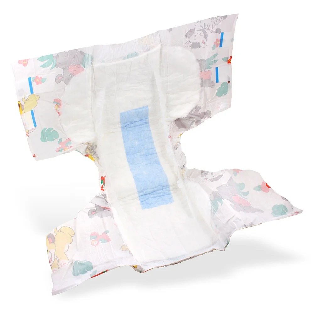 Мягкий и пропускающий воздух материал поверхности метка частного назначения из чистого хлопка взрослый подгузник памперс трусиков-подгузников