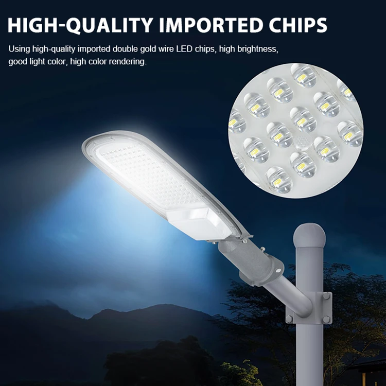 High Quality Outdoor IP65 Waterproof Aluminum Housing 100w 150w 200w Adjustable Led Street Light