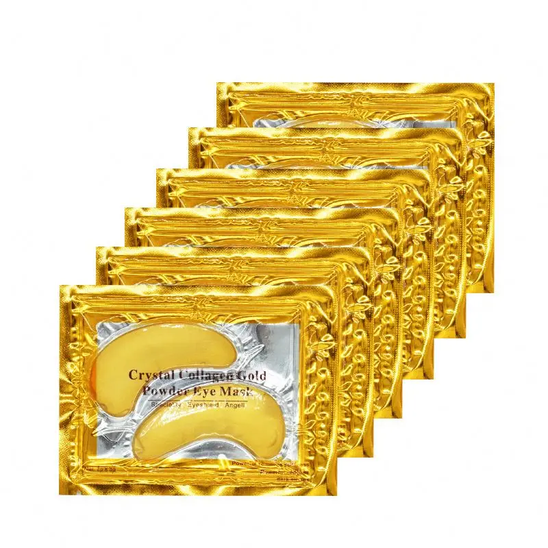 OEM/ODM корейские Косметические Продукты 24K золотые гелевые патчи коллаген под маску для защиты от темных кругов гидрогелевые глаз