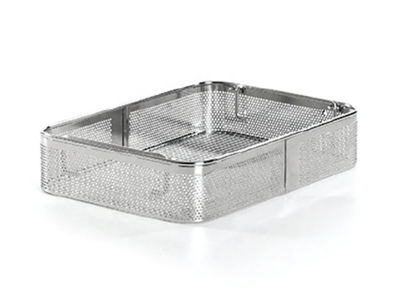 Surgical Stainless Steel Autoclave Sterilization Box wire mesh sterilization Trays