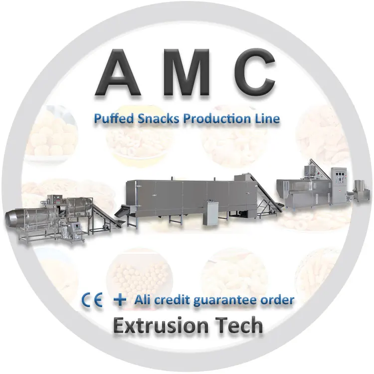 AMC65 AMC70 AMC85 extruder machine food corn flake making machine snack making machine