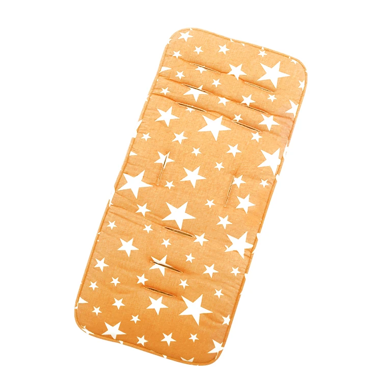 
100% Cotton Breathability Satety Star Design Baby Stroller Pad For Infant 