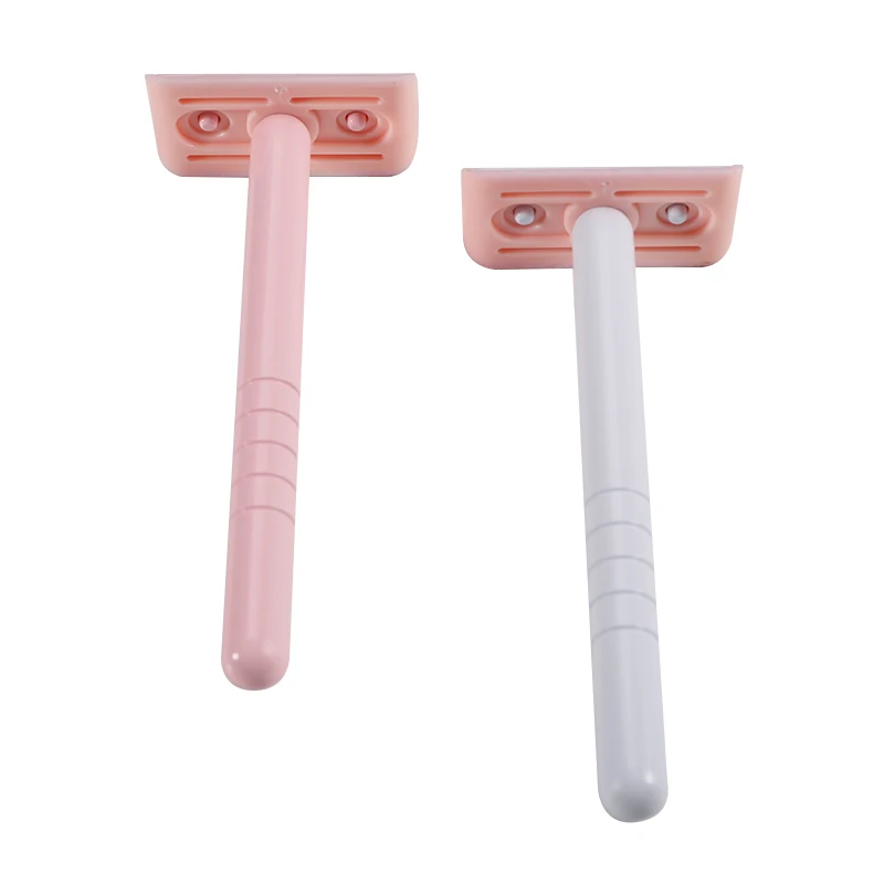 Double Size Edge Shaving Razor Stainless Steel With Metal Handle Razors For Woman