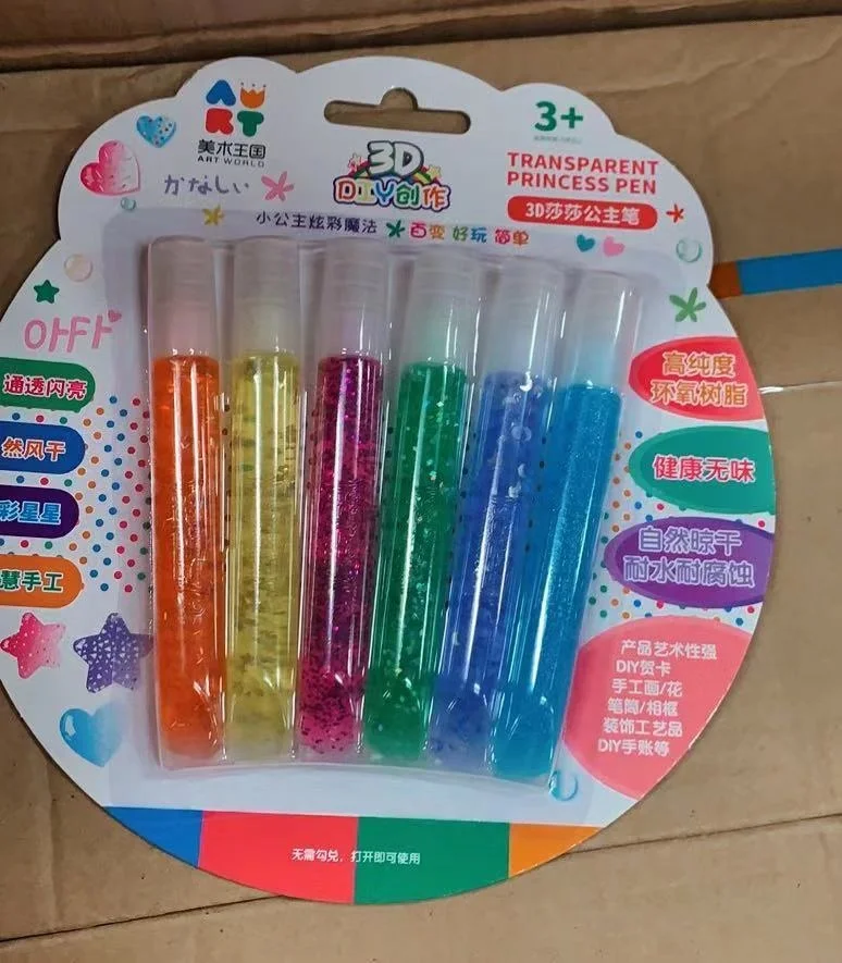 
3D GLUE PRINCESS PEN ART WORLD 