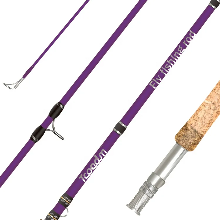TCOEDM 12ft 14ft custom fly pole case fly rod combo fishing fly bamboo rods kit