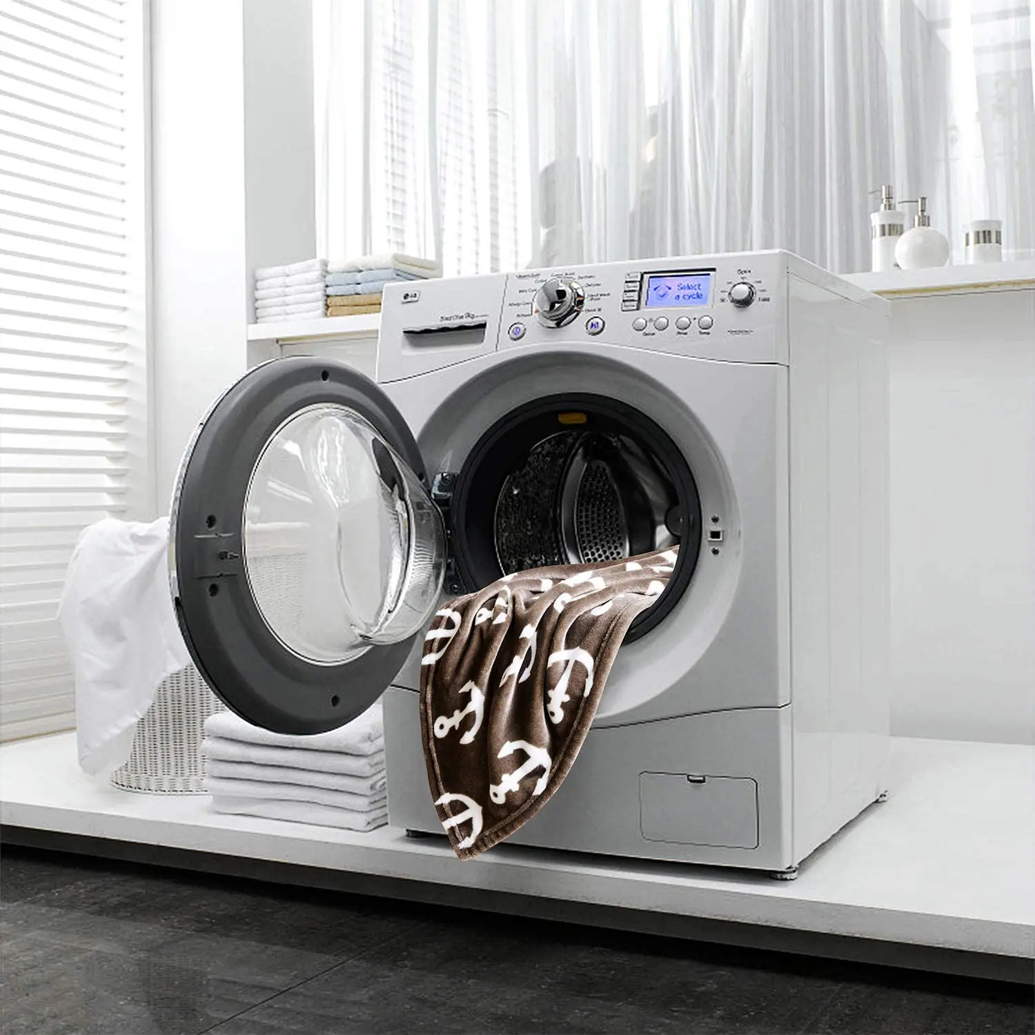 New Product Fleece Throw Home Decor Designer Printed Flannel Blanket