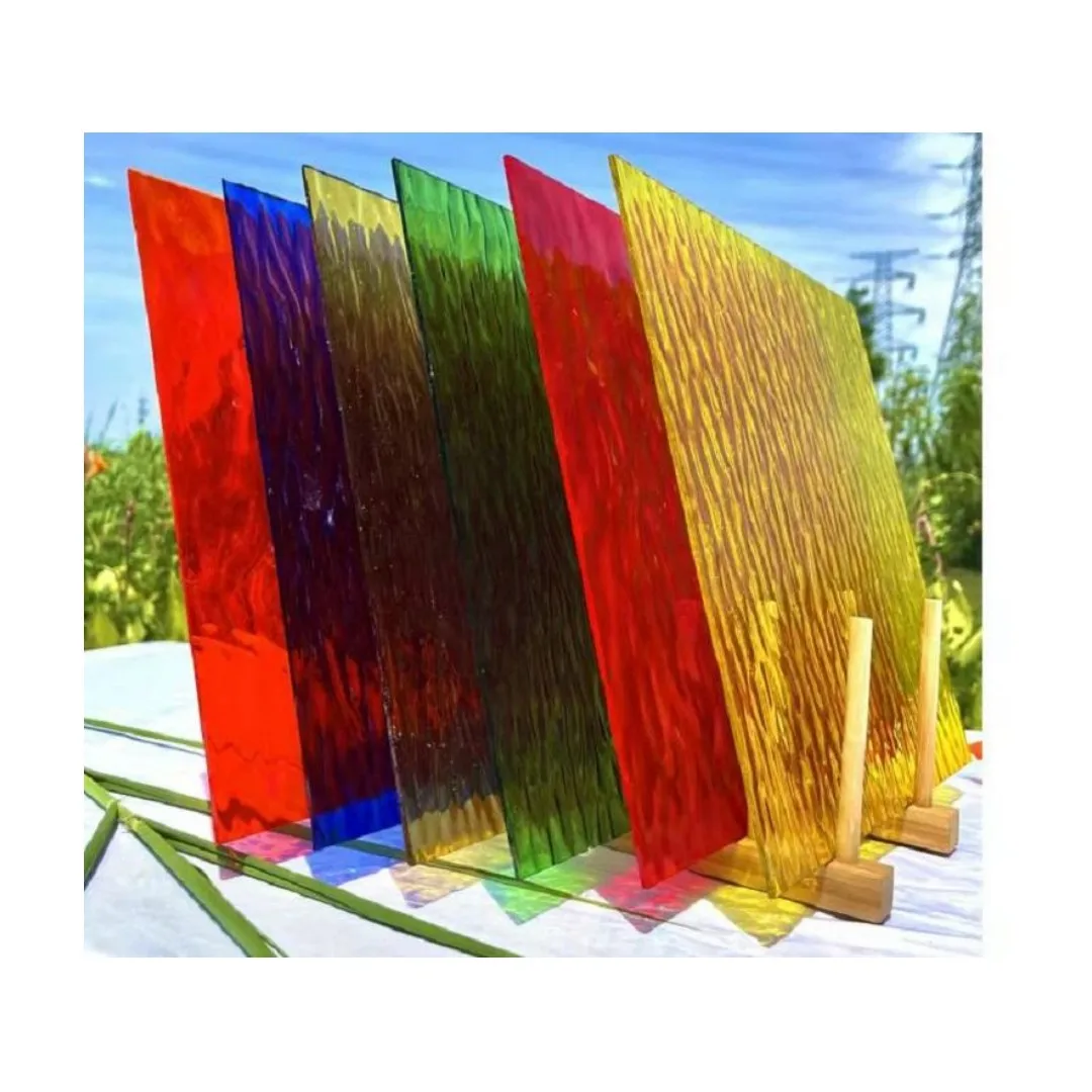 creative Diy Various colored Glass Sheets Stained Glass Sheets for Art Craft craft hobby art studio club glass