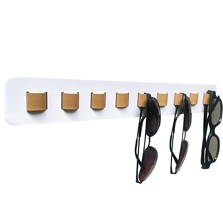 Wholesale Wooden Sunglasses Storage Holder Optical Store Eyeglasses Display Stand Wall Mounted Glasses Display Rack
