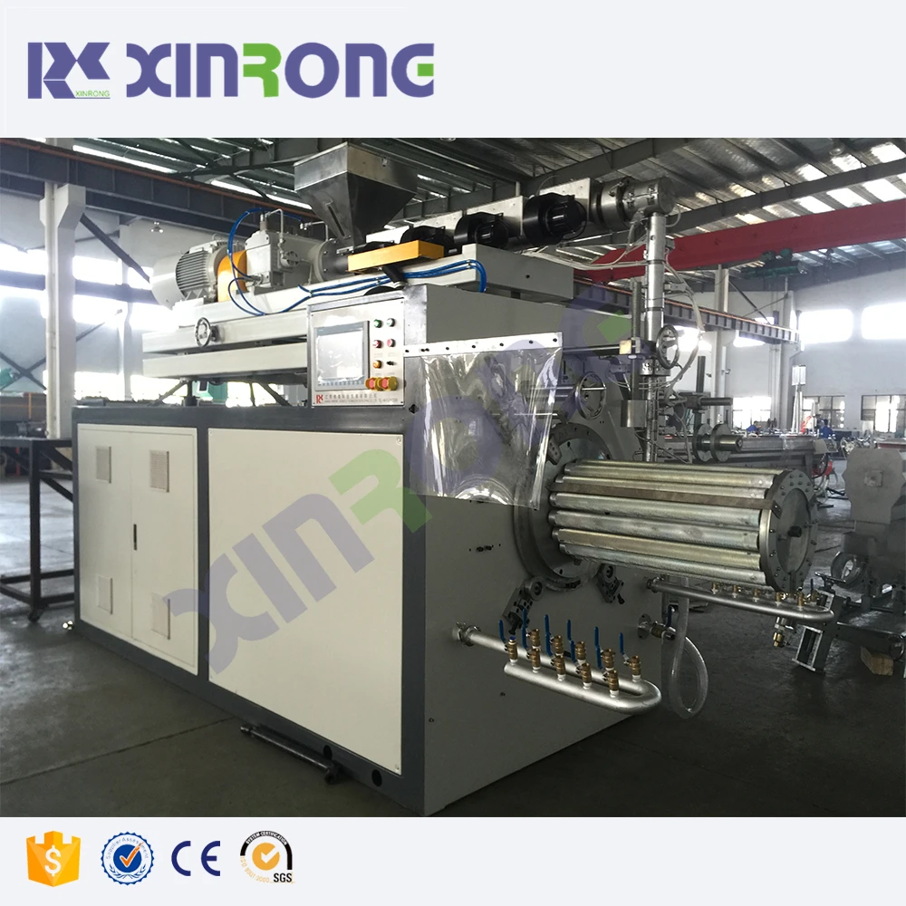 800-2600mm hdpe hollow wall winding pipe machine with Single Screw Extruder