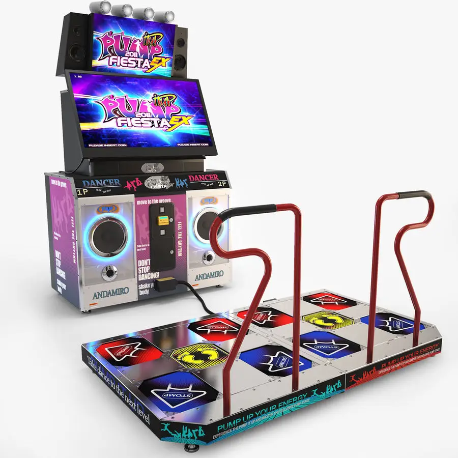 55 inch Fashion pump it up Video Games Machine coin operated Arcade Game Station Dance Game Machine