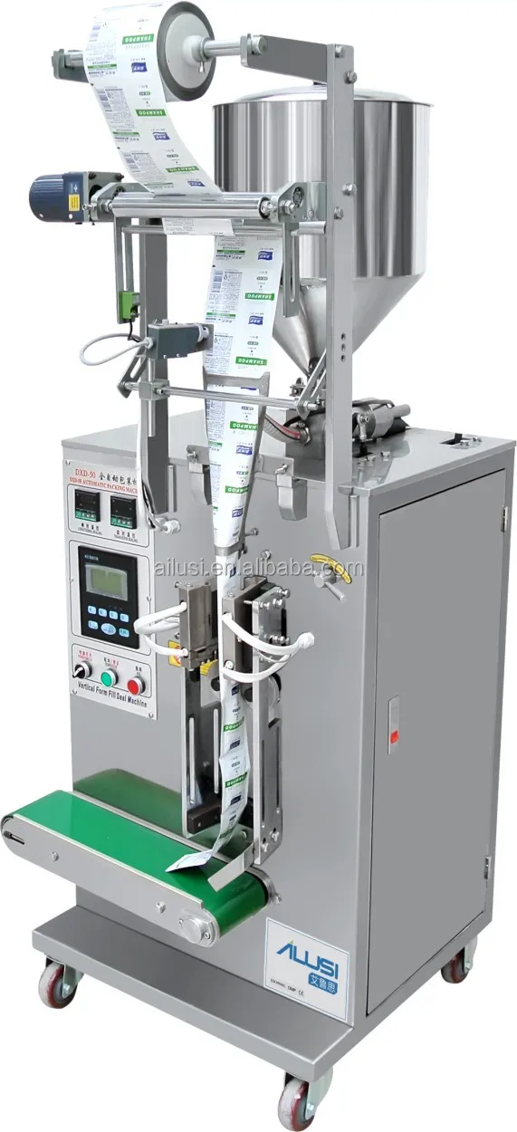 automatic shampoo sachet small bag filling and sealing packing machine