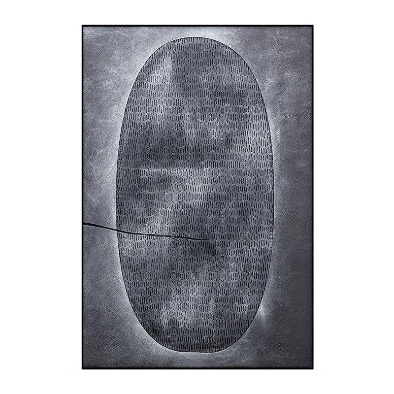 Modern Hand-painted Sandstone Sculpture Porch Decoration Abstrct Arge Painting Wall Art Oil Picture