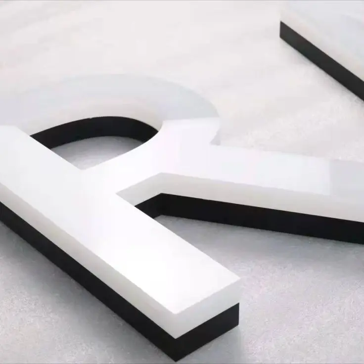 Koncept Custom Advertising Letters Shop Logo Signage Light Board Acrylic Letter Indoor Sign Shop Outdoor Store Wall 3D Signage