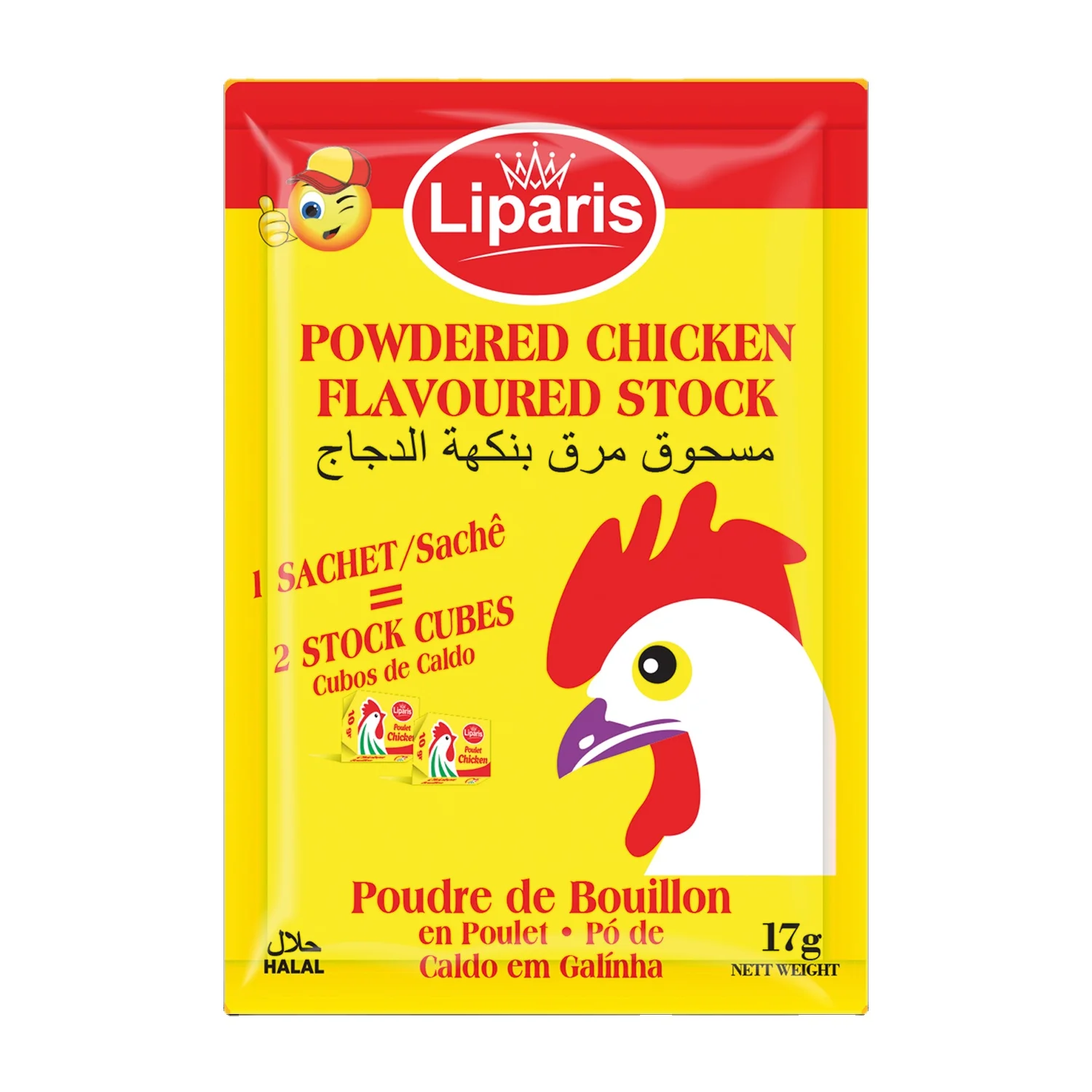 Chicken  Essence Bouillon Seasoning Stock Instant Powder with 17g x 42 sachet packaging style