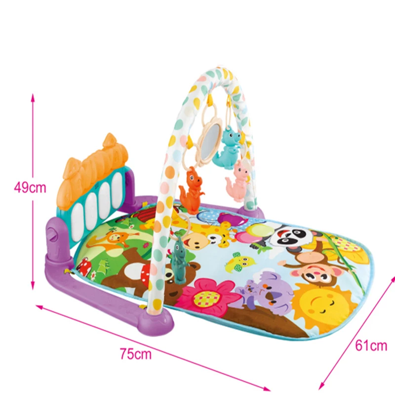 Manufacturer Wholesale baby play mats infant tummy time piano mat play activity gym for babies 0-12 months