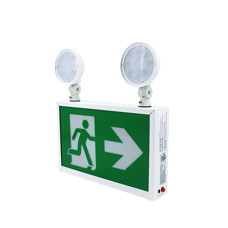 Emergency Led And Cul Running Man Area Refuge Edgelit Exit Sign Light Max Bright