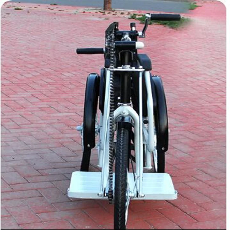 New Product Premium Foldable Hand Bike Hand-Pedaled Trike Hand-Propelled Tricycle for Disabled