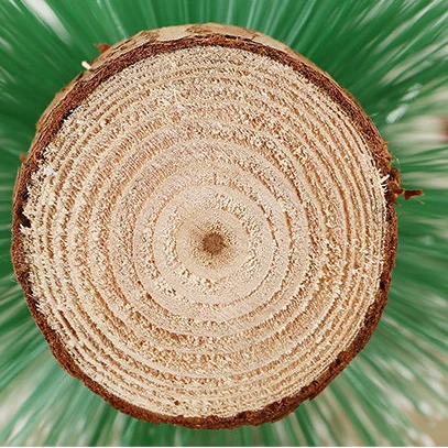 Wholesale Mini Christmas tree bottle brush Christmas tree with heavy wood base