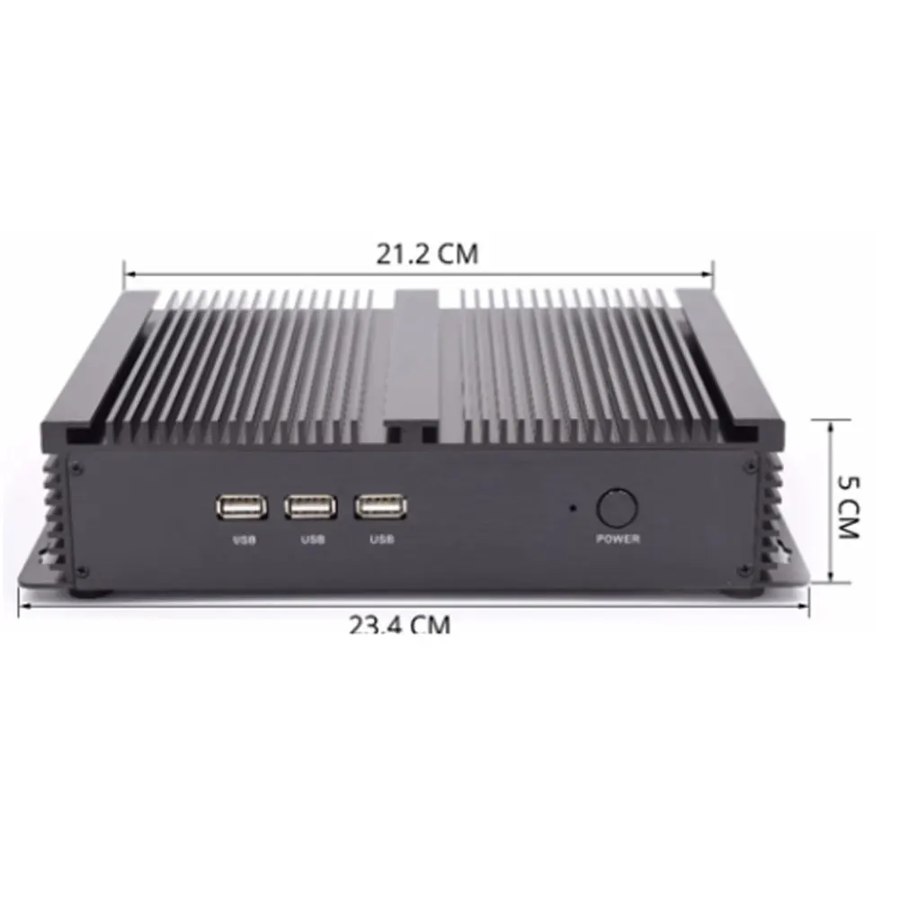 
Partaker I3 Fanless Core i3 5005u Processor Industrial Mini PC with 2 RS232 
