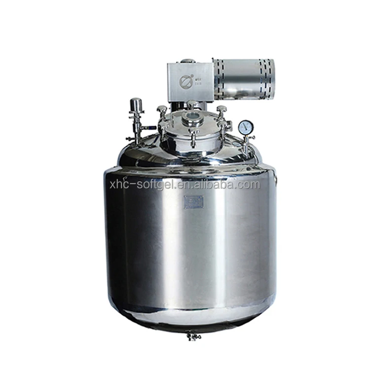 High Quality Industrial Gelatin Melting Tank For Softgel, Stainless Steel Mixing Tank Machine