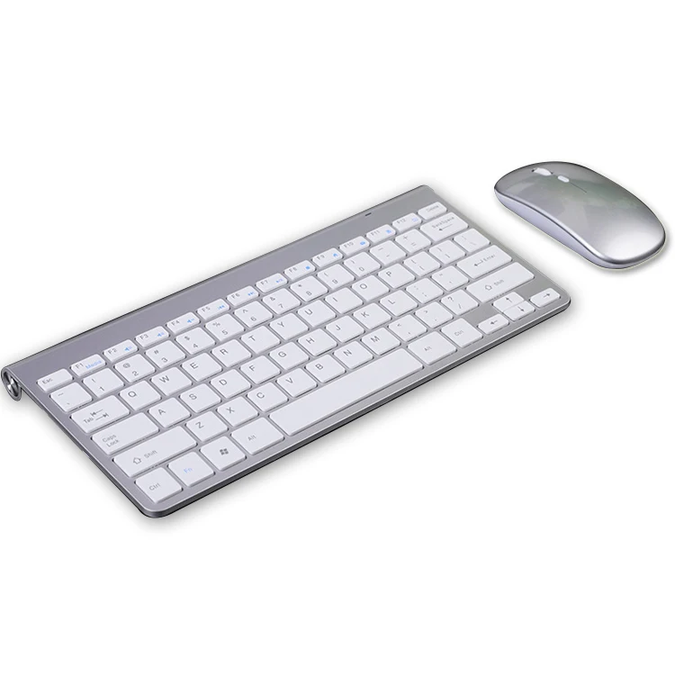 Mini 2.4G Wireless 78 Keys Rechargeable Keyboard and Mouse Combo for Laptop  Silm Portable Gaming Keyboard and Mouse Set for PC