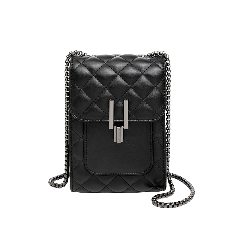 MIYIN women hand bags 2024 Lingge Chain small ladies Mobile Phone Bag purses and handbags women Mini Shoulder cross body bag