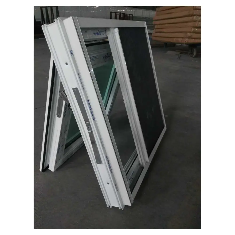 Florida High Quality Hurricane Approved Tempered Glass Aluminum UPVC Awning Windows