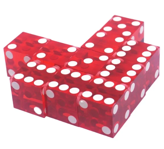 XiMan Professional Game 19MM A Grade Casino Dice with Razor Edeges
