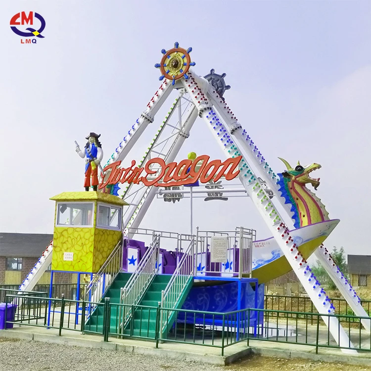 24 Seats Antique Pirate Ship Scenic Area Amusement Equipment Manufacturer Luxury Pirate Ship Viking Ship