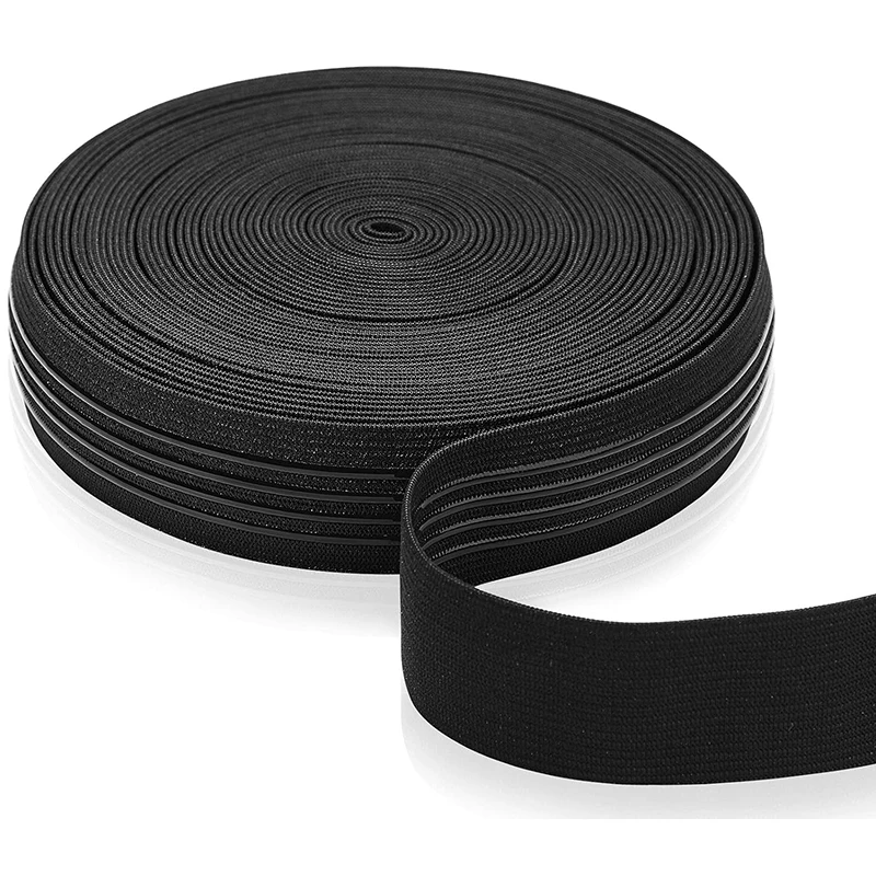 Factory Wholesale Good Quality Elastic Band Cord Non Slip Sewing Elastic Band Silicone Elastic Webbing for Sewing China