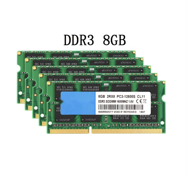 SODIMM PC3L 2RX8  8GB  Memoria ram  DDR3 8G  PC3L 1600MHZ  1.35V notebook 12800S laptop RAM support all motherboard