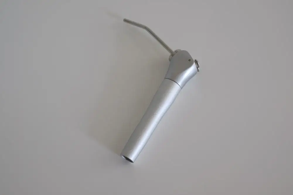 Aluminum Dental Water Spray Gun Three Way Syringe 2 Nozzles for ENT unit