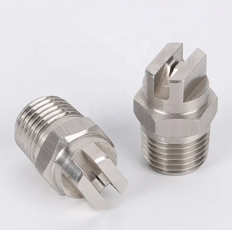 1/4' 65 Degree 304SS High Pressure HU HVV Flat Fan Jet Spray Nozzle For Orbit