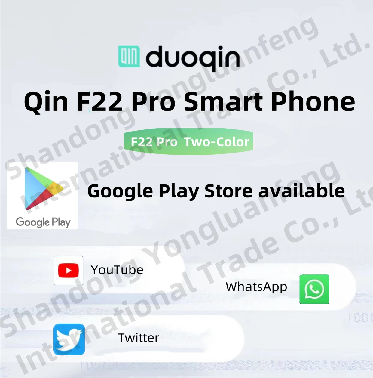 Goo-gle Available Global Version Duoqin f22 Pro Android 12 SmartTouchScreen 4G Mobile Phones Free Shipping F22 Pro pre order