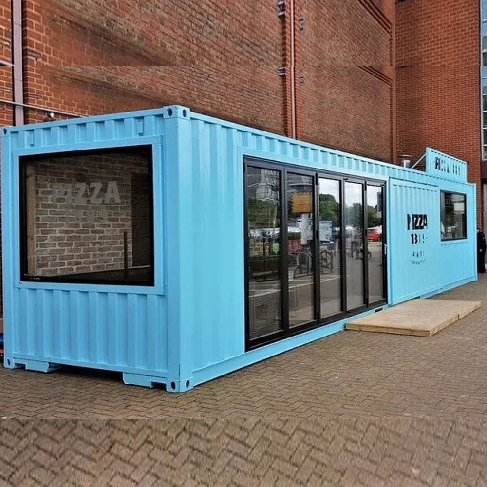 10ft Mini Pop Up Shop Cheap Storage Container House Coffee Shop Mall Foldable Pop-up Cafe / Restaurant / Shop