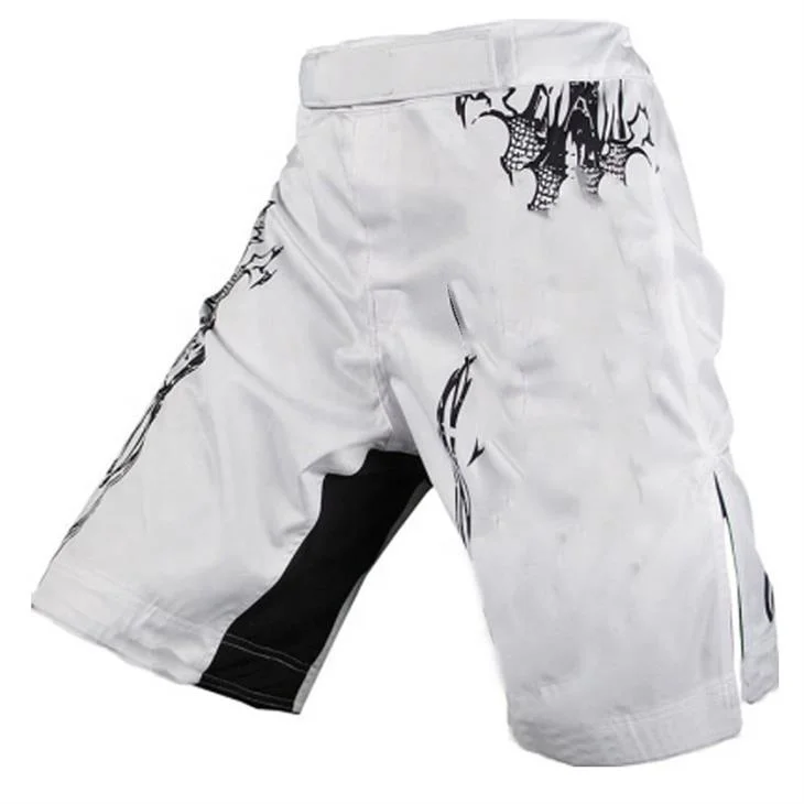 Full sublimation 100% polyester pattern compression fight sprawl custom mma shorts