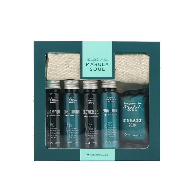OEM ODM, оптовая продажа, натуральное масло Marula, набор для ванны, шампунь, гель для душа, дорожный набор, органический набор для ухода за телом