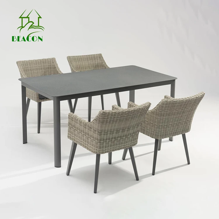 4 pieces chairs 1 table outdoor furniture sets rattan chair wicker outdoor seating furniture