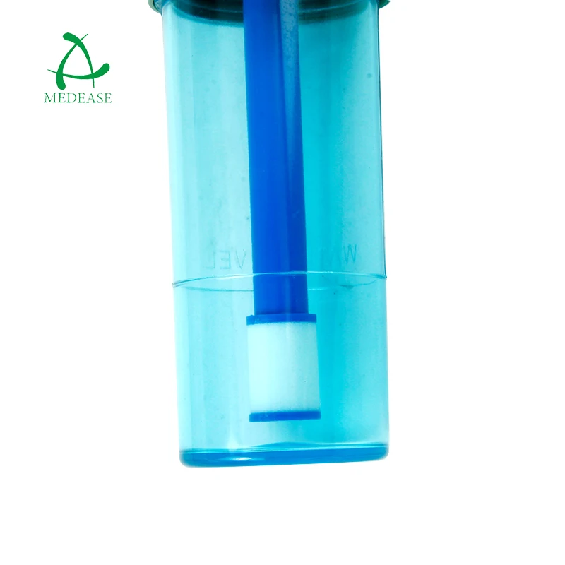 MEDEASE Medical Bull Nose Oxygen Regulator With Flowmeter Medease Humidifier Bottle Oxygen Pressure Regulator
