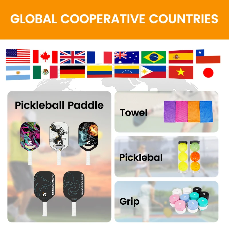 Sublimation Neoprene Cover For 2024 Eva Foam Propulsion Core Pickleball Paddle Lightweight Carbon Fiber Pickle