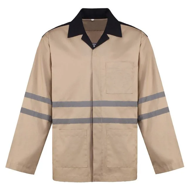 Mens Work Overalls Western Fire Resistant FR Welding Shirt lightweight cotton  safety Workwear Working Shirt jacket For Men