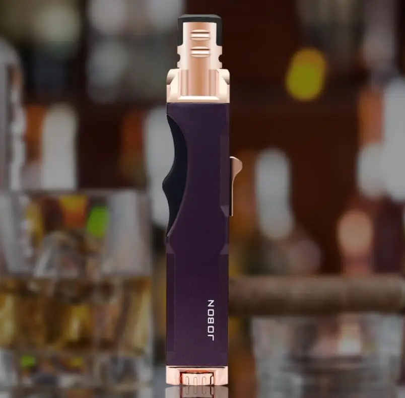 Portable Windproof Refillable Butane Lighter Gas Torch Jet Flame Cigarette Cigar Lighters