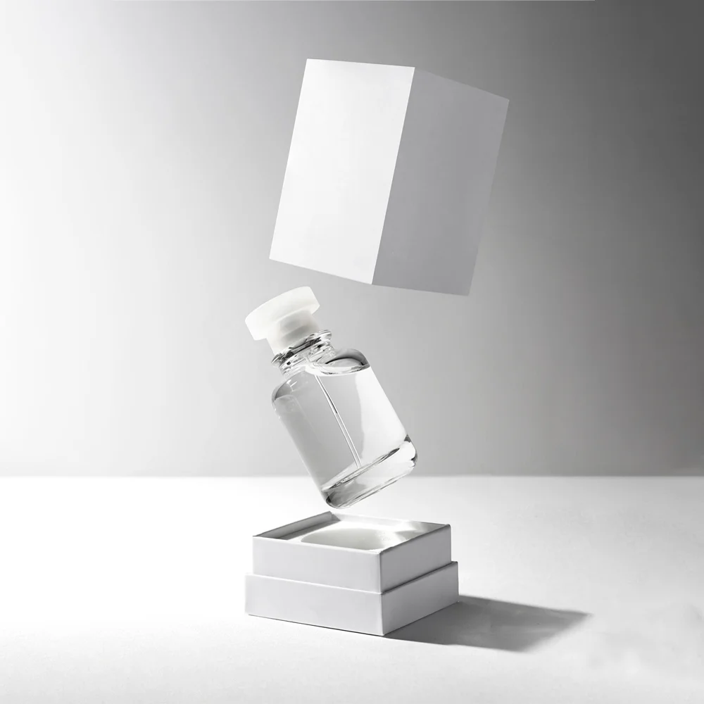 Wholesale Hard Paper Cosmetic Packaging Empty Rigid Perfume Box Custom Logo Luxury Perfume Bottle Cosmetic Gift Box With Lid