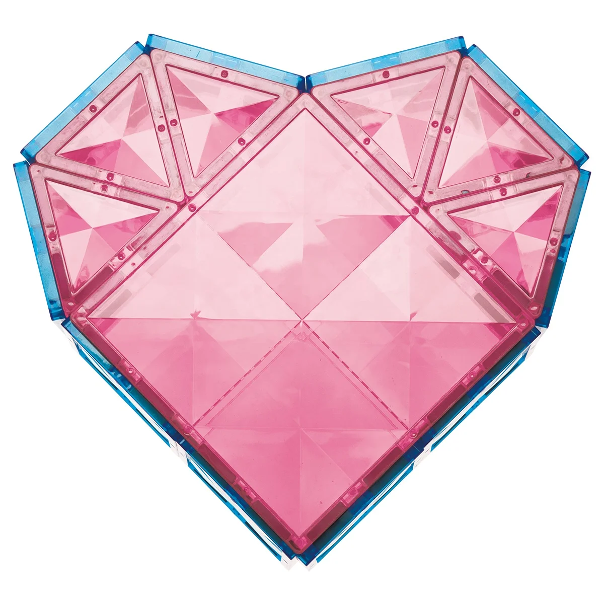 25pcs DIY Diamond Shape Starshine ABS Plastic Magnetic Tiles Kids Magnetic 3D Building Blocks Sets Creative Toys For Kids Gift