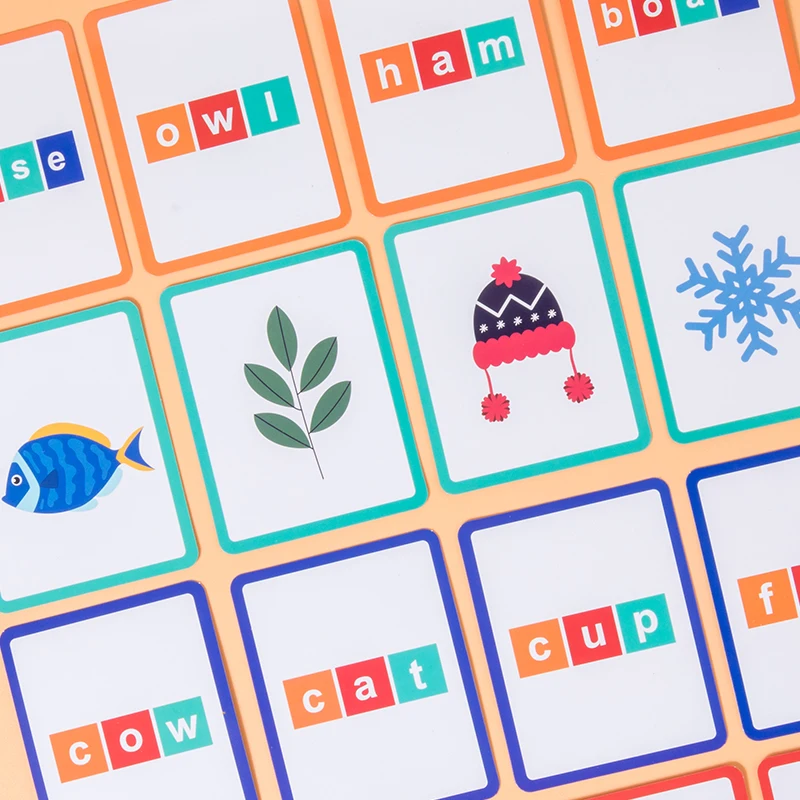 High Quality New Product Word memorization card toys for Memorizing words and learning English Educational toy for children