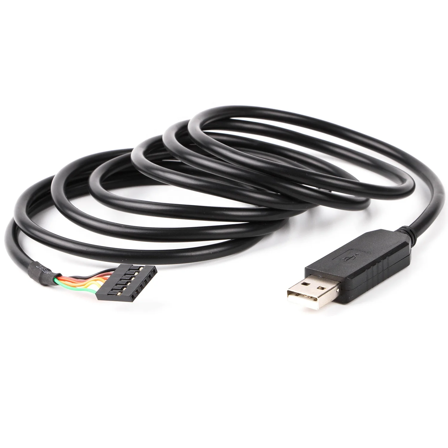 Оптовая продажа PL2303 USB к 6Pin 2 54 мм Шаг Dupont терминал RS232 серийный скачать кабель для Arduino Raspberry Pi ПЛК