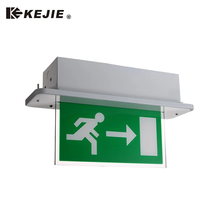 Hanging Surface Mounted Entrance Led Emergency Fire Exit Light Explosion Proof Fire Led Exit Sign