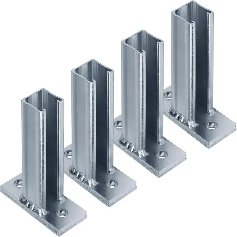 Bulk Factory Galvanized Steel Or Stainless Steel  C Shaped Strut Channel angle brackets Used for Unistrut Brandused